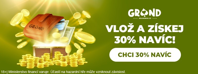 Získejte 20 free spinů denně a bonus ke vkladu u Grandwin casina