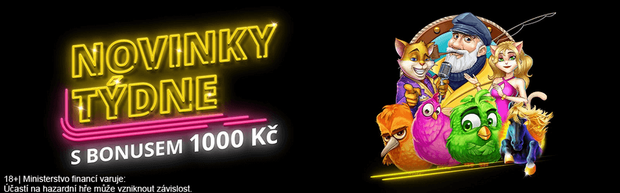 Novinky týdne - získejte s nimi od Fortuny bonus až 1 000 Kč