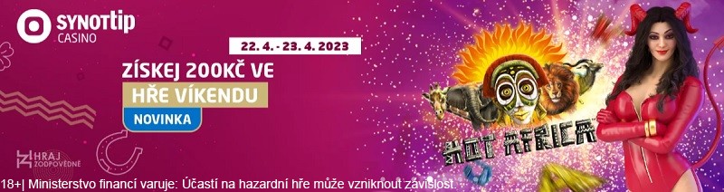 SYNOT TIP Víkendový bonus