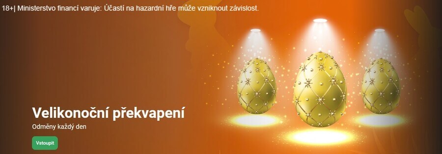 Velikonoční vejce v online casinu Betano
