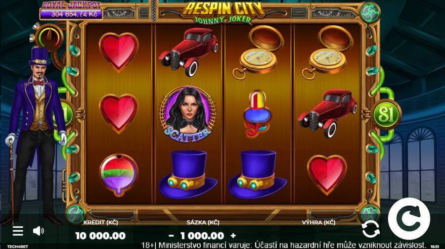 Respin City – Johny Joker: exkluzivní automat od Tech4Bet