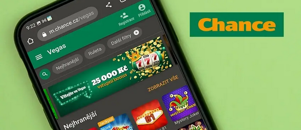 Chance aplikace pro mobilní telefon