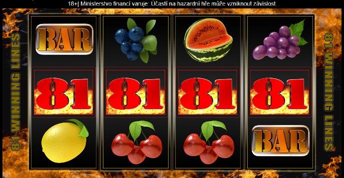 Automat Eighty One od Vsaď a&nbsp;hrej u&nbsp;Chance Vegas