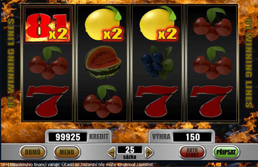 Hrací automat Eighty One od Vsaď a&nbsp;hrej v&nbsp;online casinu Chance Vegas