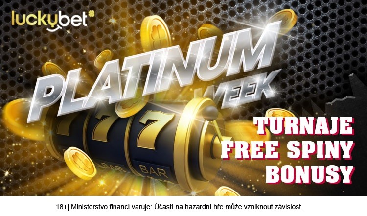 Platinum week s bonusy a turnaji u online casina LuckyBet