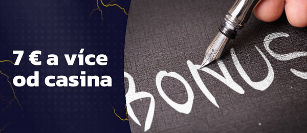 Online casino bonus bez vkladu 7 €