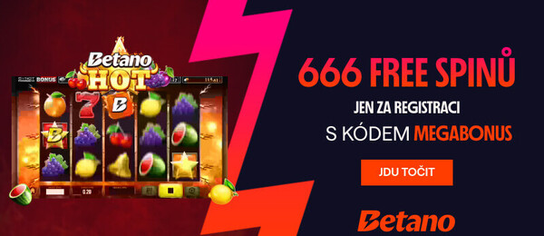 666 free spinů od Betana