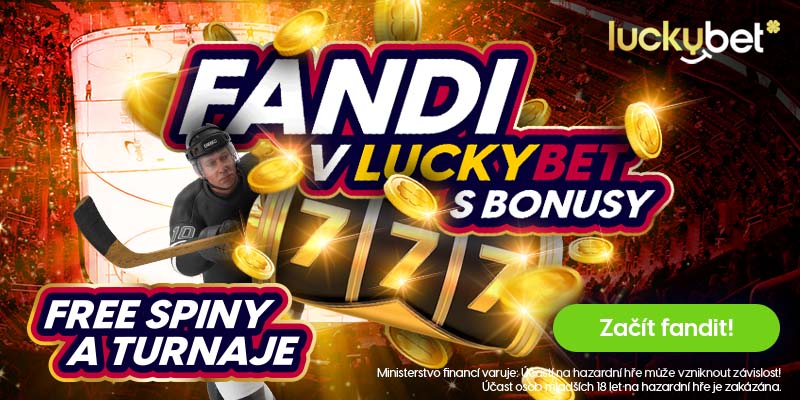 Hokejové šílenství v casinu LuckyBet nabídne denní bonusy