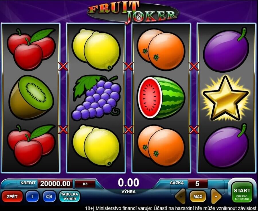 Fruit Joker – výherní automat výrobce casino her Adell