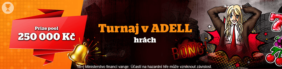 Hrajte ve Vegas turnaj v Adell hrách a získejte podíly z 250 tisíc