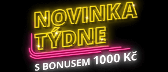 Roztočte u Fortuny aktuální novinku týdne a získejte až 1 000 Kč