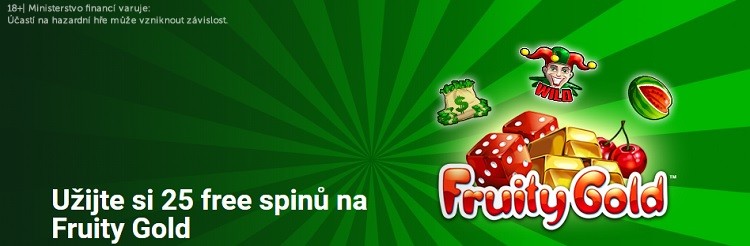 Betano free spiny ve hře Fruity Gold