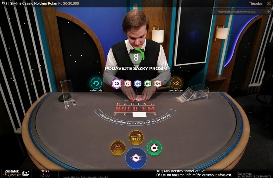 V mnoha live casinech narazíte také na casino hold'em poker V mnoha live casinech narazíte také na casino hold'em poker