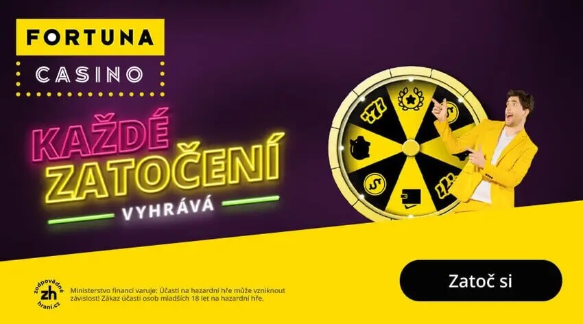 Roztoč kolo štěstí Fortuna a získej výhru