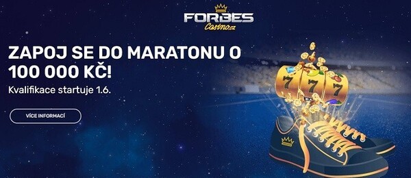 Zahrajte si v Maratonu ve Forbes casinu o podíly ze 100 000 Kč