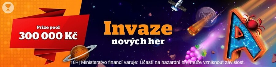 Invaze nových her o prize pool 300 000 Kč