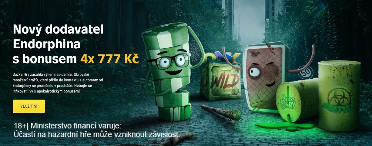 Sazka Hry nový bonus 4x 777 Kč