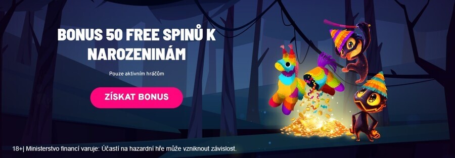 Narozeninový bonus v online casinu Apollo Games