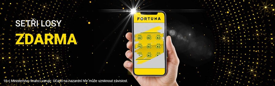 Stírejte losy u Fortuny a získejte bonus 50 Kč