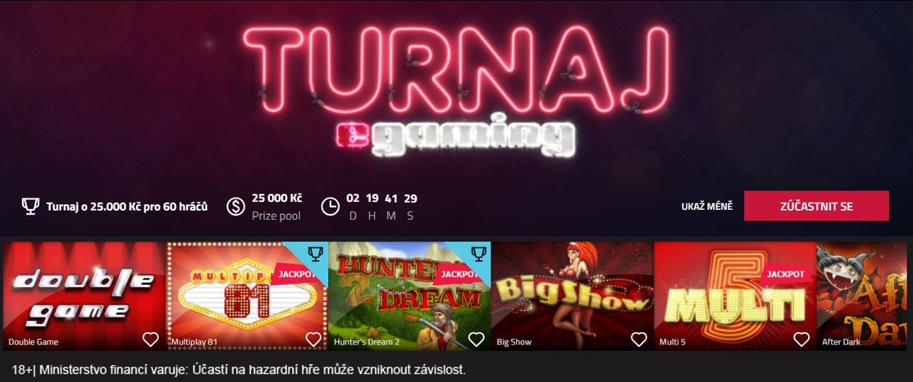 Červencové casino turnaje u Betoru