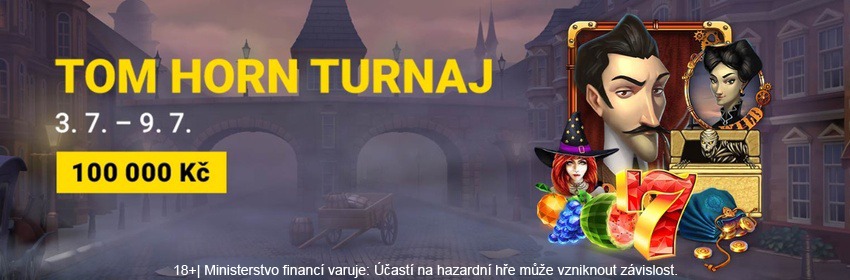 Nepropásněte Tom Horn turnaj o 100.000 Kč ve Fortuna casinu.