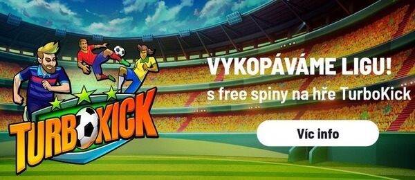 Získejte free spiny ve fotbalovém automatu TurboKick – nové hře od Apollo Games.