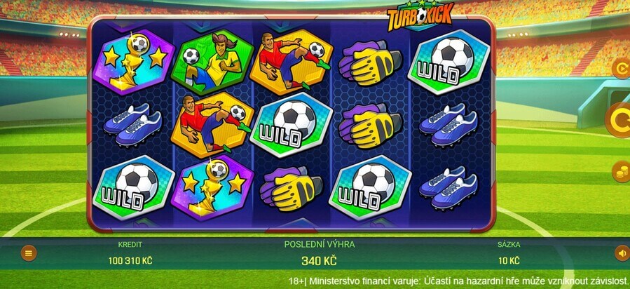 Zahrajte si výherní automat TurboKick v Apollo casinu s bonusem ZDE