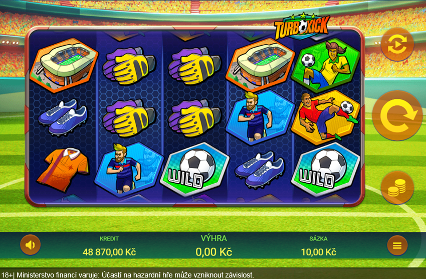 Hrací automat TurboKick od Apollo Games si můžete zahrát například ve stejnojmenném casinu Apollo