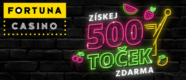 Změna Fortuna bonusu – na uvítanou vás čeká 300 Kč + 500 toček