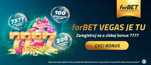 Registrujte se ve forBET casinu ZDE a využijte jeho bonusové nabídky