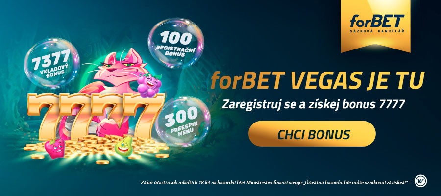 Registrujte se ve forBET casinu ZDE a využijte jeho bonusové nabídky