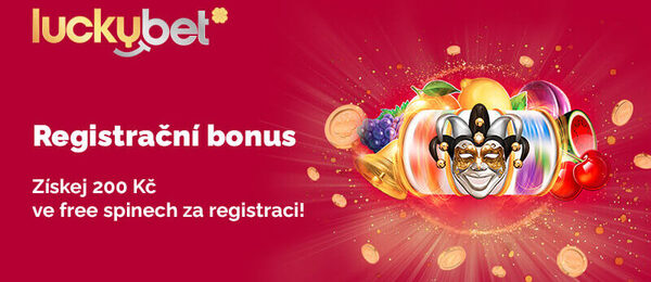 LuckyBet registrační bonus