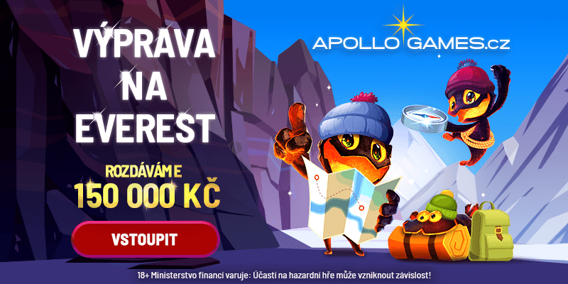 Výprava na Everest v Apollo Games casinu s bonusy