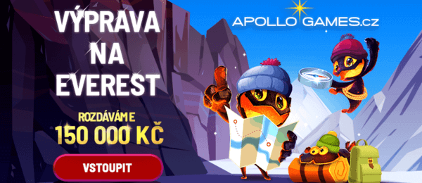 Výprava na Everest v Apollo Games casinu s bonusy