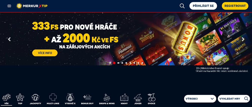 Web MerkurXtip casina je uživatelsky přívětivý