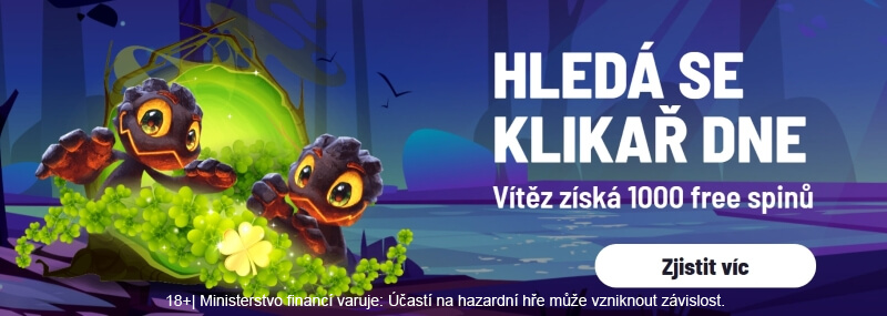 Akce Klikař nabízí 1&nbsp;000 free spinů