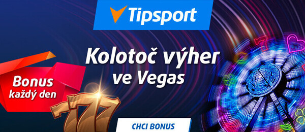 Ještě 14 dní máte na roztáčení Kolotoče výher v Tipsport Vegas