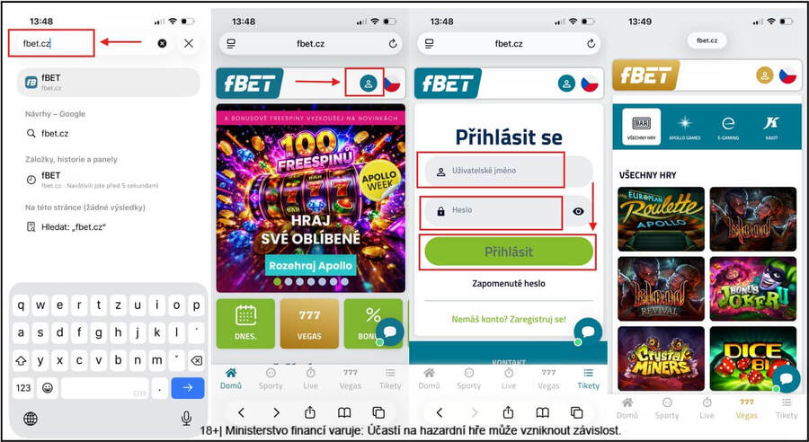 fBET app