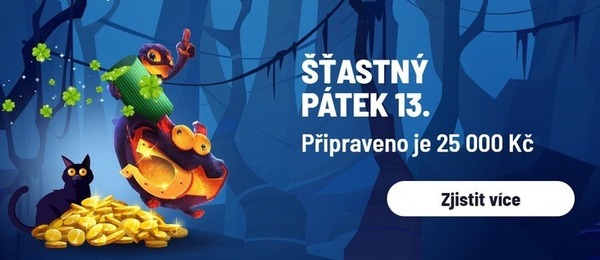 Pobavte se v Apollo casinu s akcí Šťastný pátek 13.