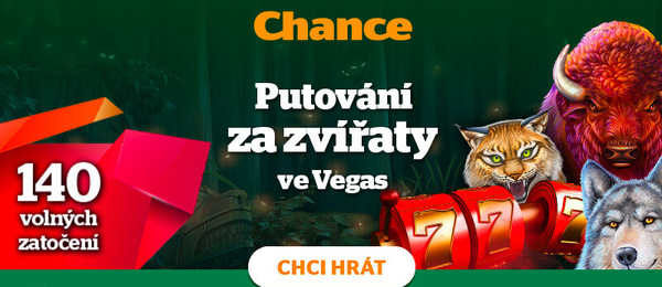 Zahajte Putování za zvířaty v Chance Vegas se 140 free spiny