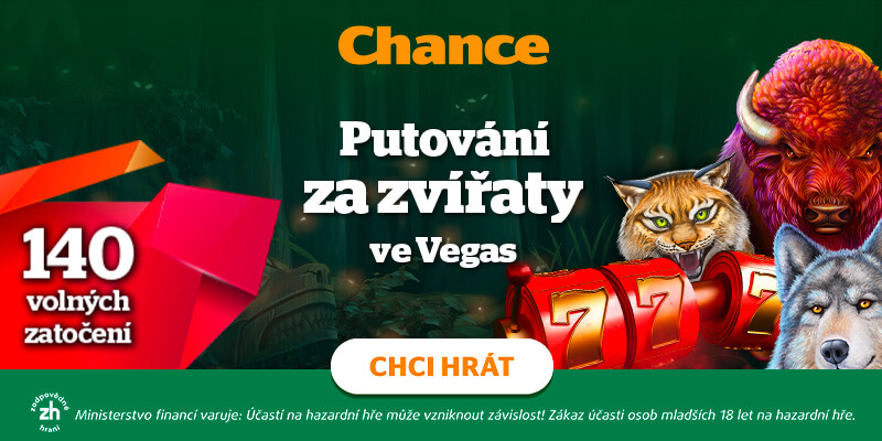 Zahajte Putování za zvířaty v Chance Vegas se 140 free spiny