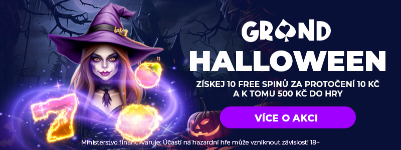 Grandwin Halloween s free spiny a bonusy