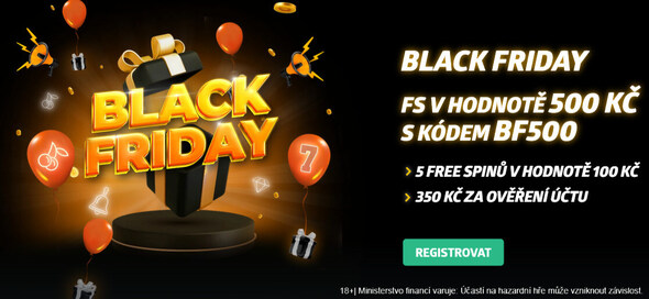 Black Friday u Betana: zaregistrujte se s kódem BF500