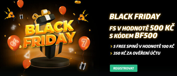 Black Friday u Betana: zaregistrujte se s kódem BF500