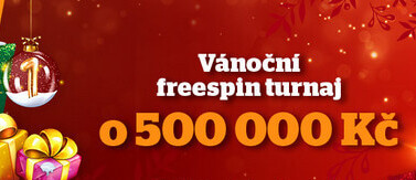 Vánoční turnaj u Chance o půl milionu Kč a 500 000 free spinů