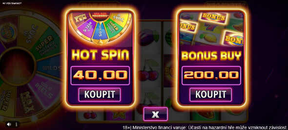 Nákup bonusových otoček Hotspin Megaways
