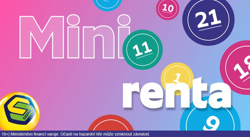 Vyhrajte s&nbsp;loterií Mini renta od Sazky 1&nbsp;000&nbsp;Kč denně po dobu jednoho roku