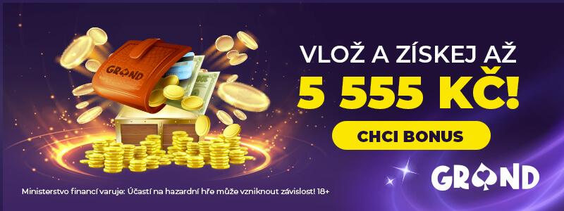 GrandWin bonus ke vkladu 50 %