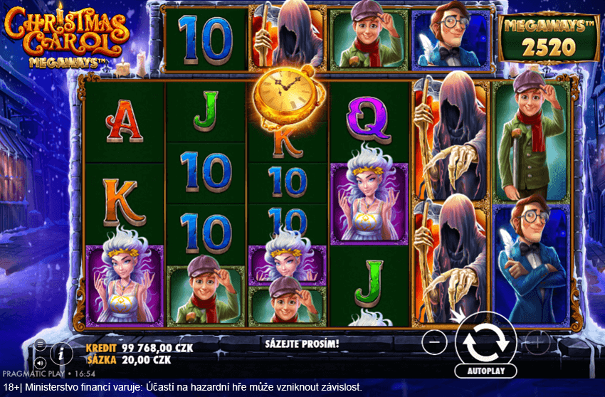 Hrací automat Christmas Carol Megaways od Pragmatic Play v&nbsp;online casinu Apollo Games