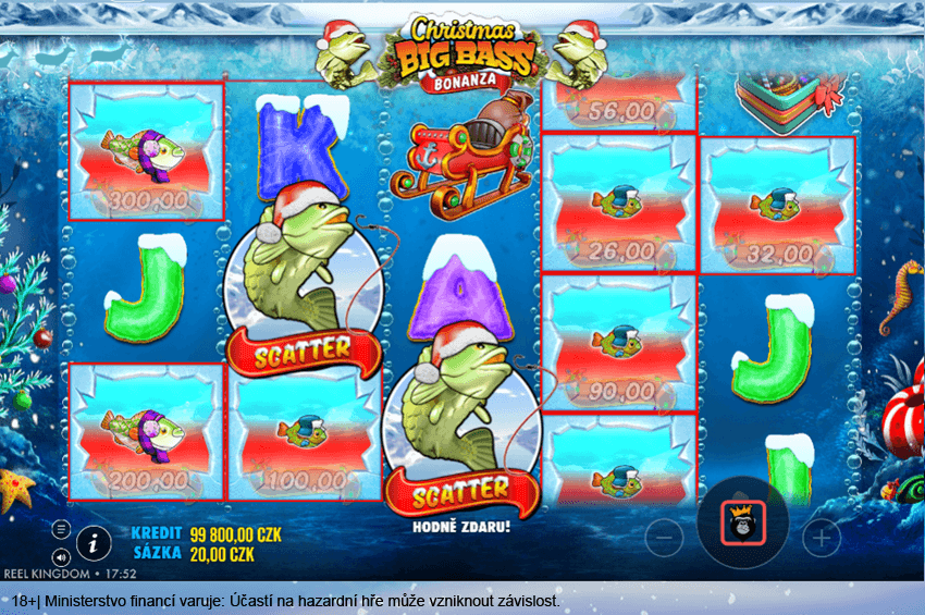 Christmas Big Bass Bonanza od Pragmatic Play v&nbsp;online casinu Apollo Games
